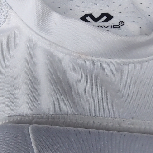 McDavid Youth Hex Sternum Shirt - Youth Small White And Camo Baseball Softball - Picture 5 of 5